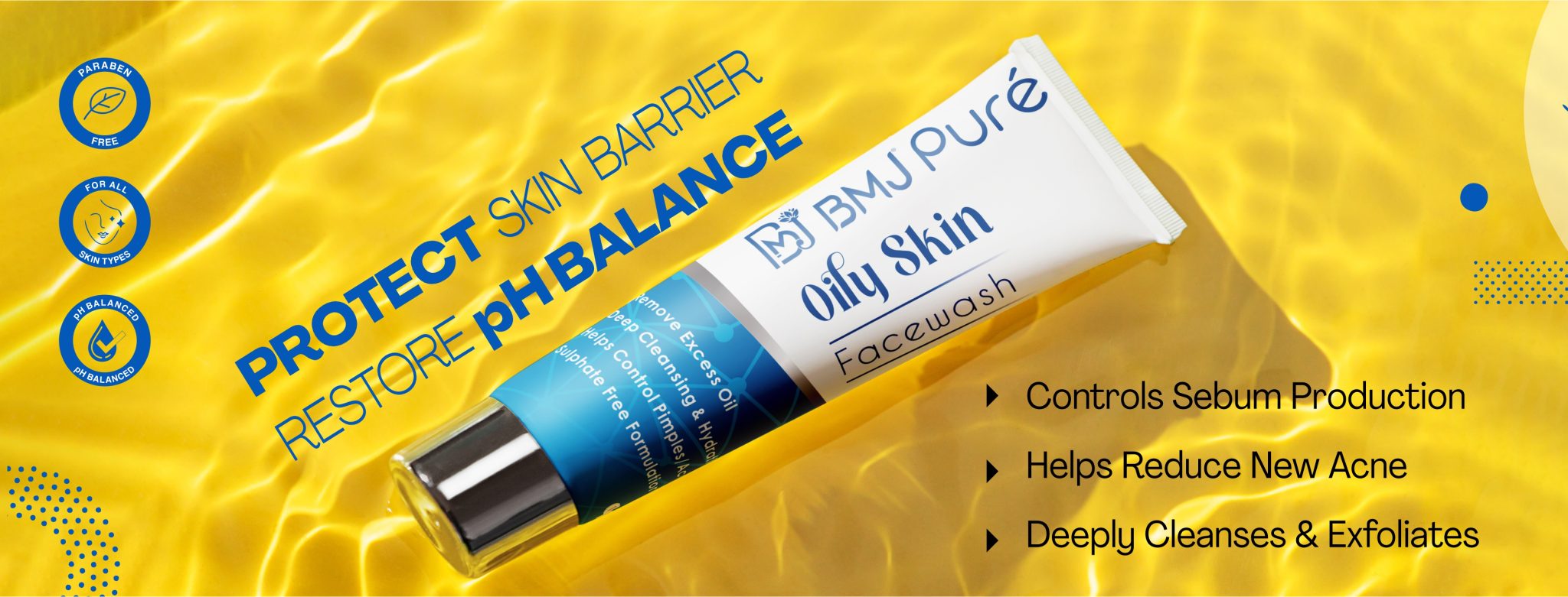 Bmj Pure Oily Facewash