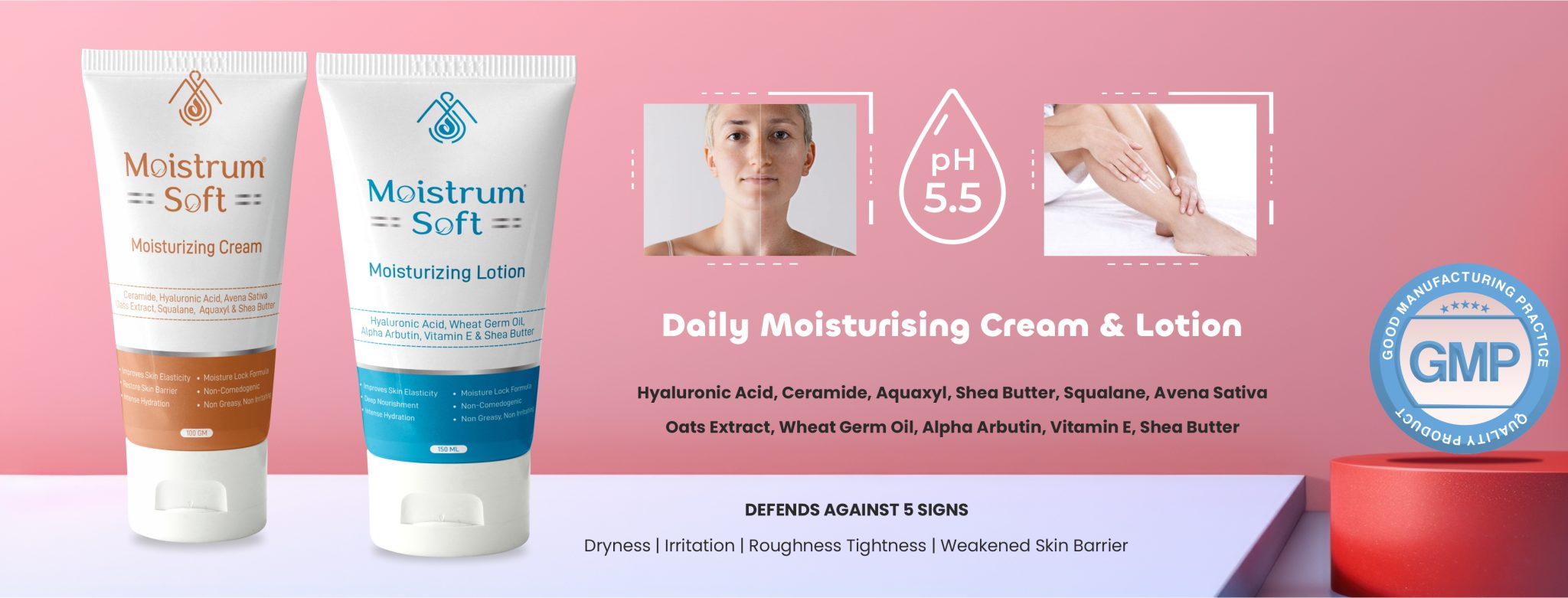 Moistrum Soft Cream & Lotion